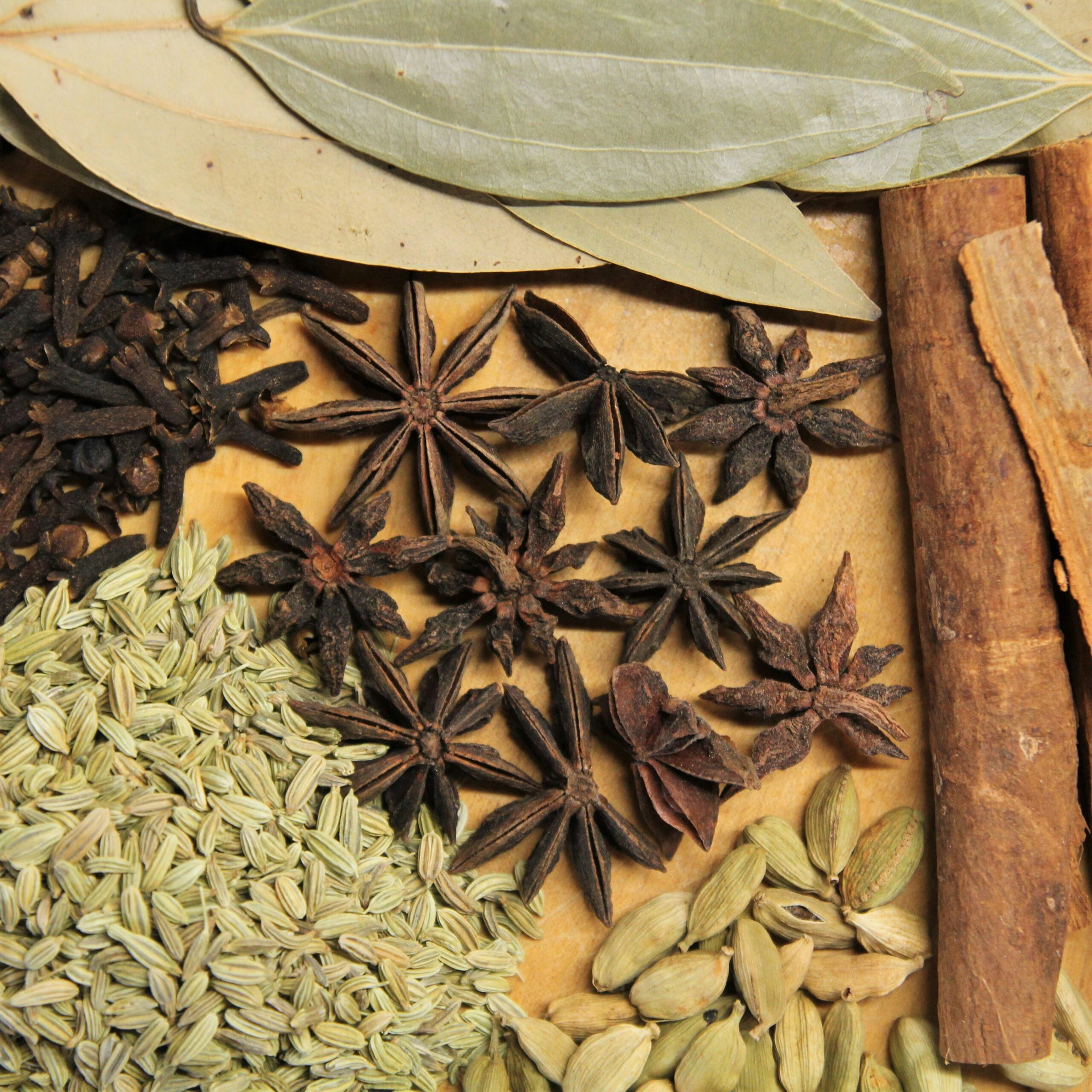 Ayurveda Tipps — Gewürze wie Sternanis, Fenchelsamen, Kardamom und Zimt